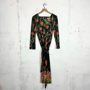 Lanvin New York Vintage 80s Firework Novelty Vintage Black Dress Size 12